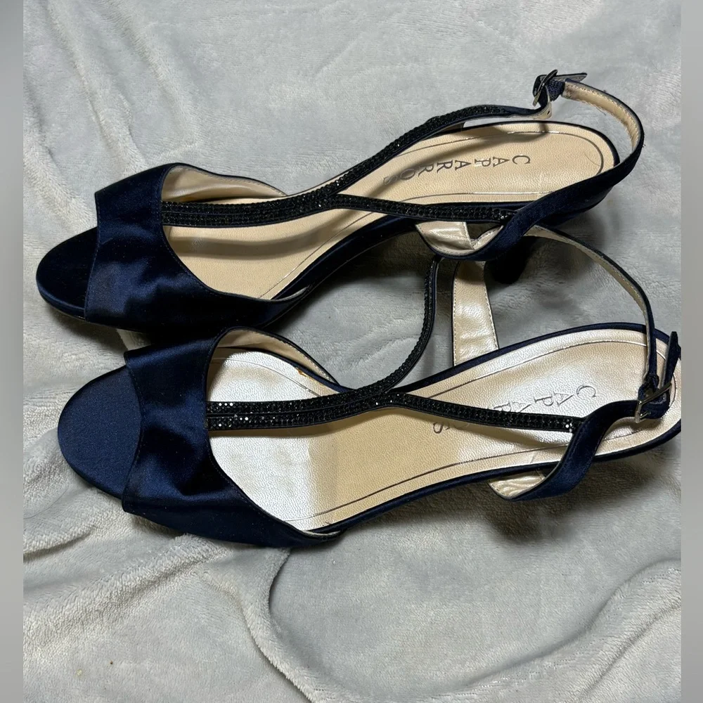 Caparros Midnight Blue Strappy Heels